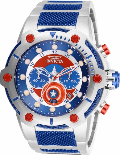 Invicta 27965 Marvel Captain America Mens Chronograph Quartz Watch