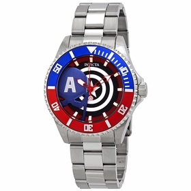 Invicta 29680 Marvel Captain America Mens Quartz Watch
