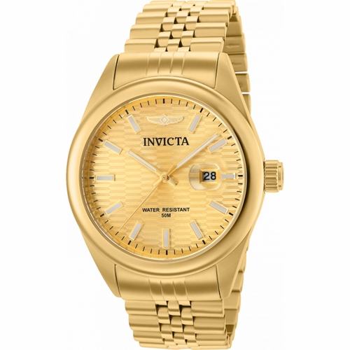 Invicta 38415 Aviator Mens Quartz Watch