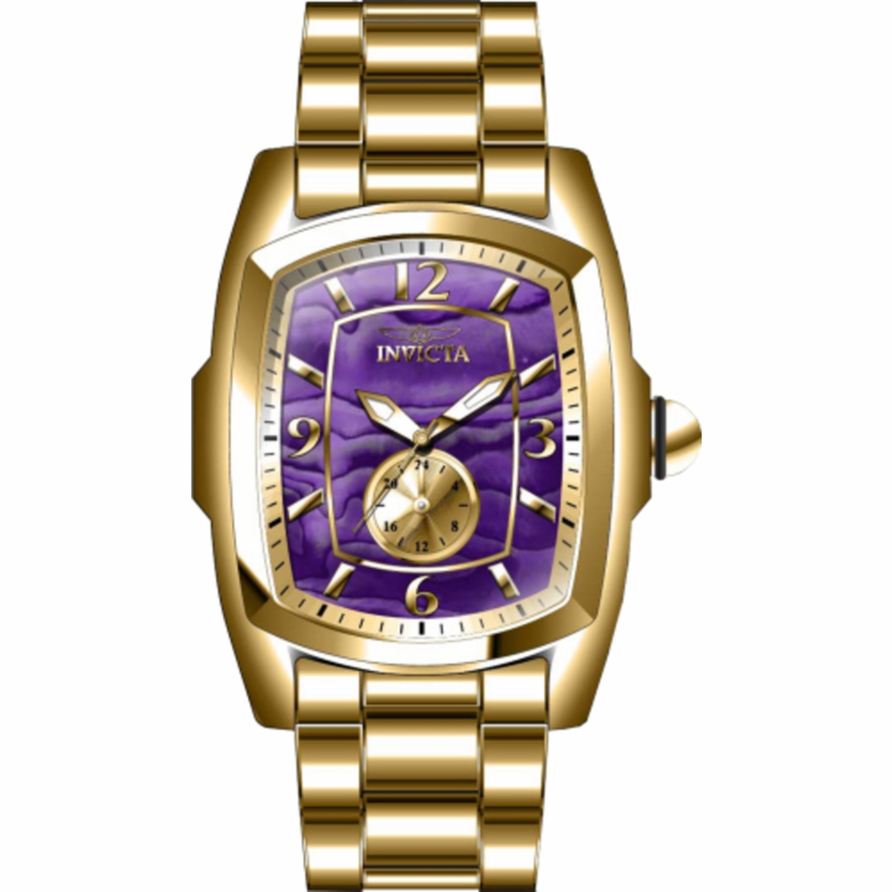 invicta purple men's watch
