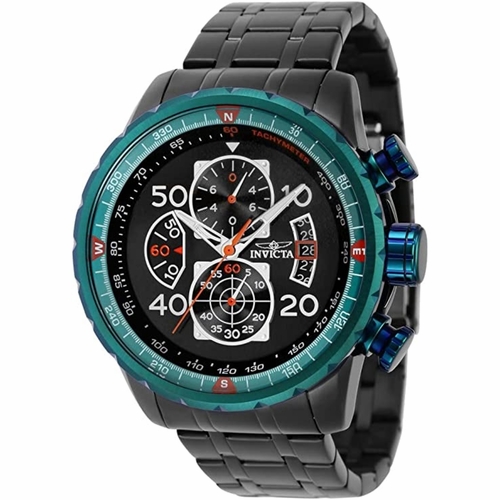 Invicta 40701 Aviator Mens Chronograph Quartz Watch