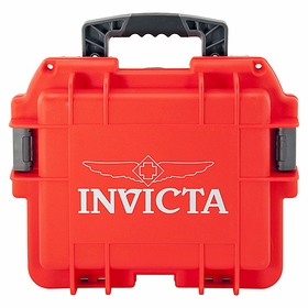 Invicta Collectors Three Slot Watch Box in Red DC3RED