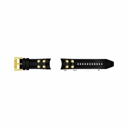 Invicta Polyurethane Watch Band C00190PUBLKGT