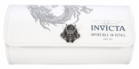 Invicta Watch 3-slot Dragon Watch Roll White 33920