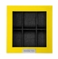 Invicta Watch 6-slot Display Case With Lid, Yellow