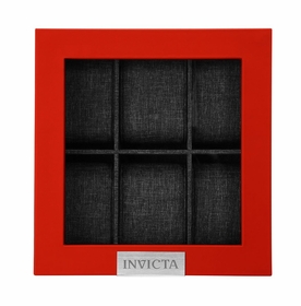 Invicta Watch Display 6-slot Red Box 33914