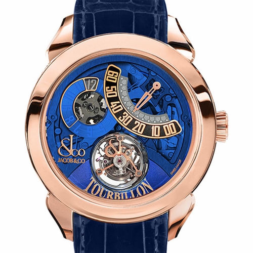 Jacob & Co. 150.510.40.NS.PB.1NS Palatial Mens Hand Wind Watch