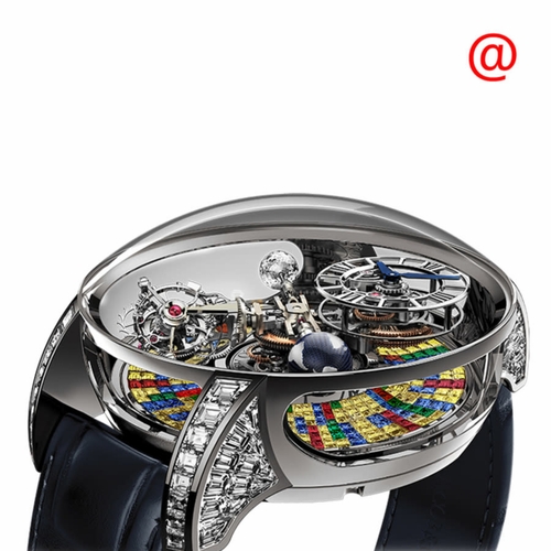 Jacob & Co. AT.800.30.BD.UB.A Astronomia Tourbillon Baguette Arlequino Hand Wind Watch Jacob & Co. AT.800.30.BD.UB.A Astronomia Tourbillon Baguette Arlequino Hand Wind Watch