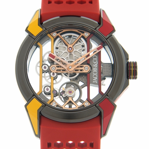Jacob & Co. EX100.21.CR.CB.ALD4A Epic X Mens Hand Wind Watch