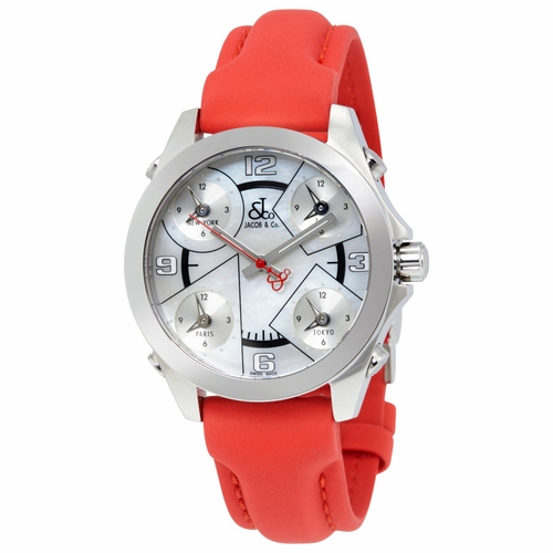 Jacob & Co. JCM-14 Five Time Zone Ladies Quartz Watch