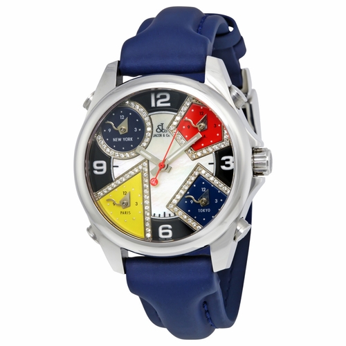 Jacob & Co. JCM-4DA Five time Zone Mens Quartz Watch