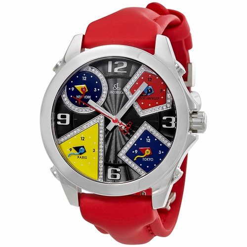 Jacob & Co. JCM-58DA Five time Zone Mens Quartz Watch