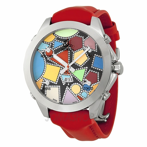Jacob & Co. JCM113DA Five Time Zone Unisex Quartz Watch