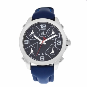 Jacob & Co. JCM29B Five 5 Time Zone Mens Quartz Watch