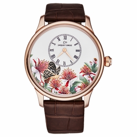 Jaquet Droz J005033283 Les Ateliers d'Art Petite Heure Minute Relief Mens Automatic Watch