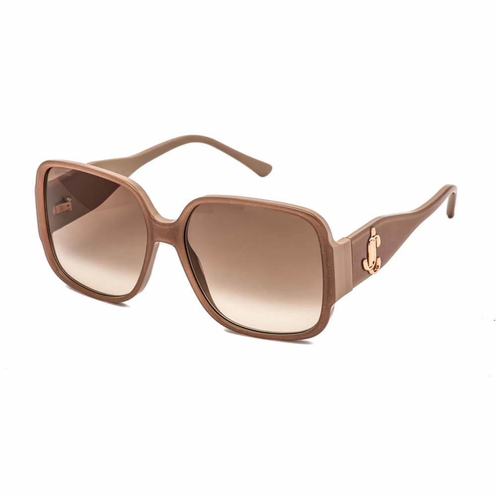 Jimmy Choo Ladies Beige Rectangular Sunglasses TARA/S0KONHA59