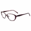 Jones New York J475-BURGUNDY-53  Unisex  Eyeglasses