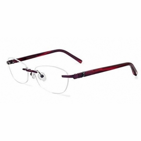 Jones New York J479-BURGUNDY-52  Unisex  Eyeglasses