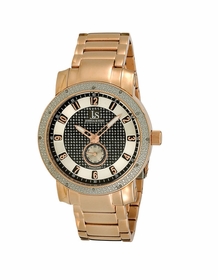 Joshua and Sons JS-20-RG Double Layer Mens Quartz Watch