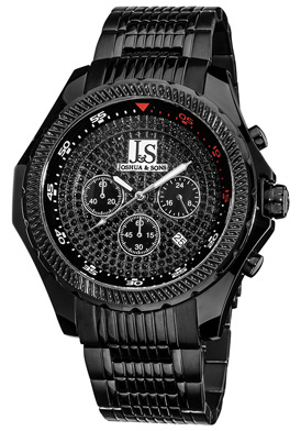 Joshua and Sons JS-43-BK  Mens Chronograph Quartz Watch