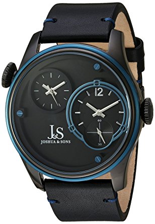 Joshua and Sons JX118BKBU  Mens Quartz Watch