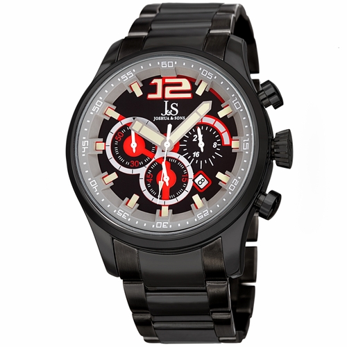 Joshua and Sons JX134BK  Mens Chronograph Quartz Watch