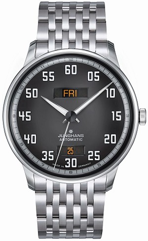 Junghans 027/4722.45 Meister Driver Day Date Mens Mechanical with Automatic Lift Watch