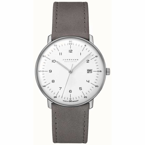 Junghans 059/2021.04 Max Bill Mega Solar Mens Quartz Watch