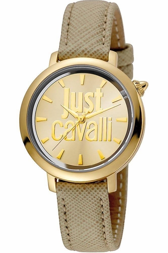 Just Cavalli JC1L007L0025 Logo Ladies Quartz Watch