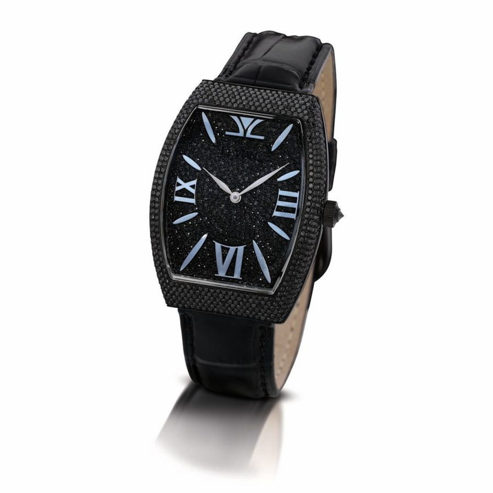 Le Vian Royalton Quartz Diamond Black Dial Mens Watch ZAG 158 display picture 1