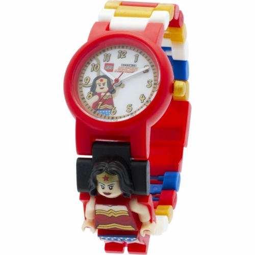 Lego 8020271 Super Heroes Wonder Woman Minifigure Link Ladies Quartz Watch