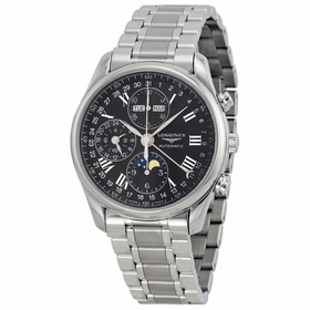 Longines L2.673.4.51.6 Master Collection Complete Calendar Mens Chronograph Automatic Watch