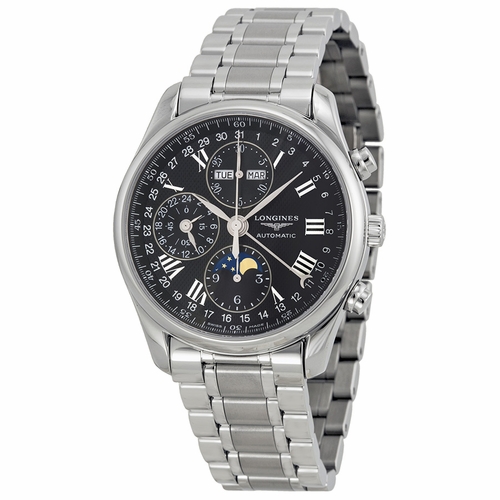 Longines L2.673.4.51.6 Master Collection Complete Calendar Mens Chronograph Automatic Watch