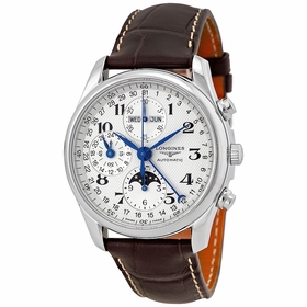 Longines L2.673.4.78.3 Master Collection Complete Calendar Mens Chronograph Automatic Watch