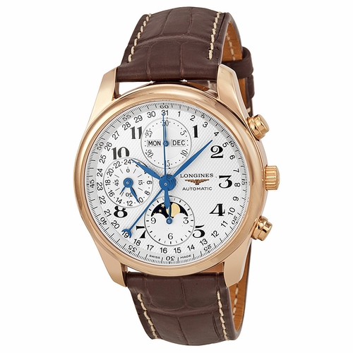 Longines L2.673.8.78.3 Master Collection Complete Calendar Mens Chronograph Automatic Watch