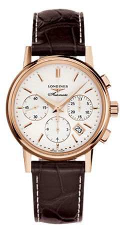 Longines L2.733.8.72.2 Column Wheel Mens Chronograph Automatic Watch