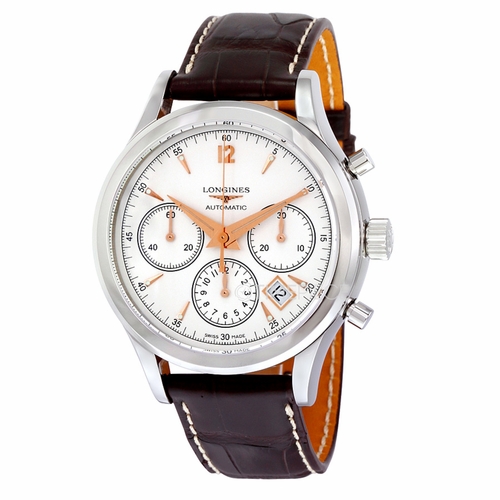 Longines L2.750.4.76.2 Heritage Mens Chronograph Automatic Watch
