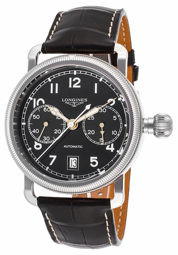 Longines L2.783.4.53.2 Heritage Mens Chronograph Automatic Watch
