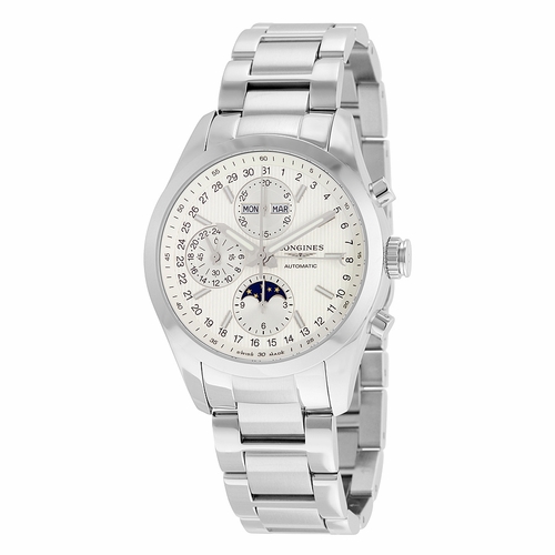 Longines L2.798.4.72.6 Conquest Complete Calendar Mens Chronograph Automatic Watch
