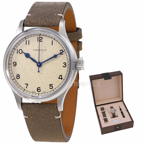 Longines L2.819.4.93.2 Heritage Military Mens Automatic Watch