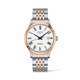 Longines L2.821.5.11.7 Record Mens Automatic Watch