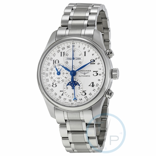 Longines L2.773.4.78.6 Master Collection Complete Calendar Mens Chronograph Automatic Watch