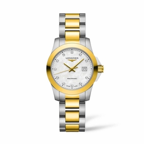 Longines L3.376.3.87.7 Conquest Ladies Quartz Watch