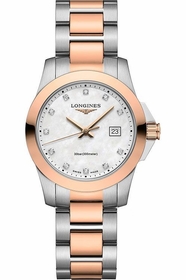 Longines L3.376.3.88.7 Conquest Ladies Quartz Watch