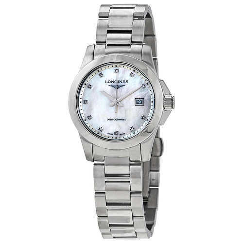 Longines L3.376.4.87.6 Conquest Ladies Quartz Watch