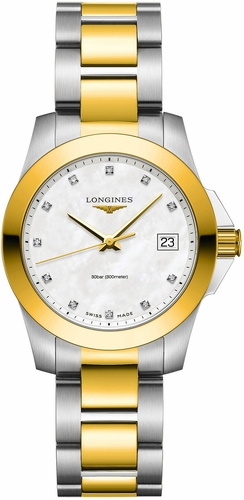 Longines L3.377.3.87.7 Conquest Ladies Quartz Watch