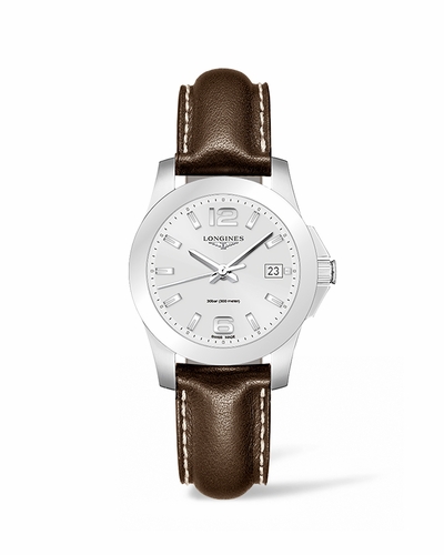 Longines L3.377.4.76.5 Conquest Ladies Quartz Watch