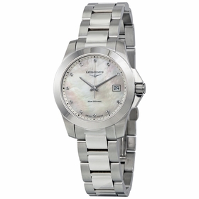 Longines L3.377.4.87.6 Conquest Ladies Quartz Watch