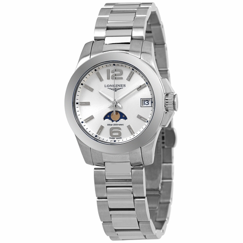 Longines L3.380.4.76.6 Conquest Ladies Quartz Watch