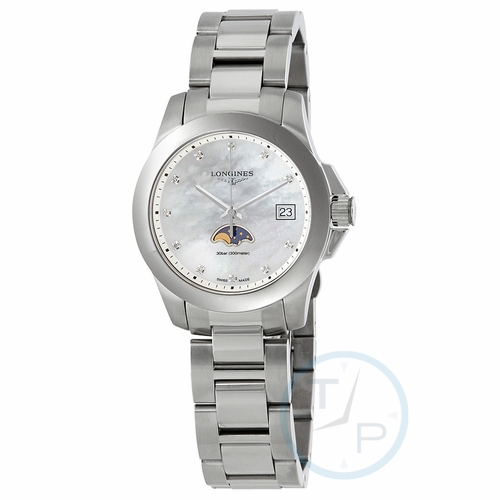 Longines L3.381.4.87.6 Conquest Ladies Quartz Watch